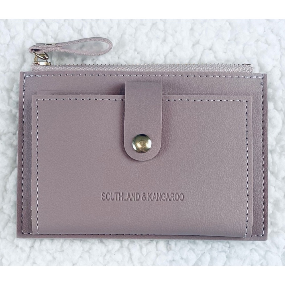 (NWOT) SOUTHLAND & KANGAROO • Dusty Lavender Vegan Leather Mini Wallet - Picture 10 of 10